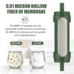 Filterwell Portable Mini Water Filter Straw with 0.01-Micron UF Membrane for Camping and Hiking