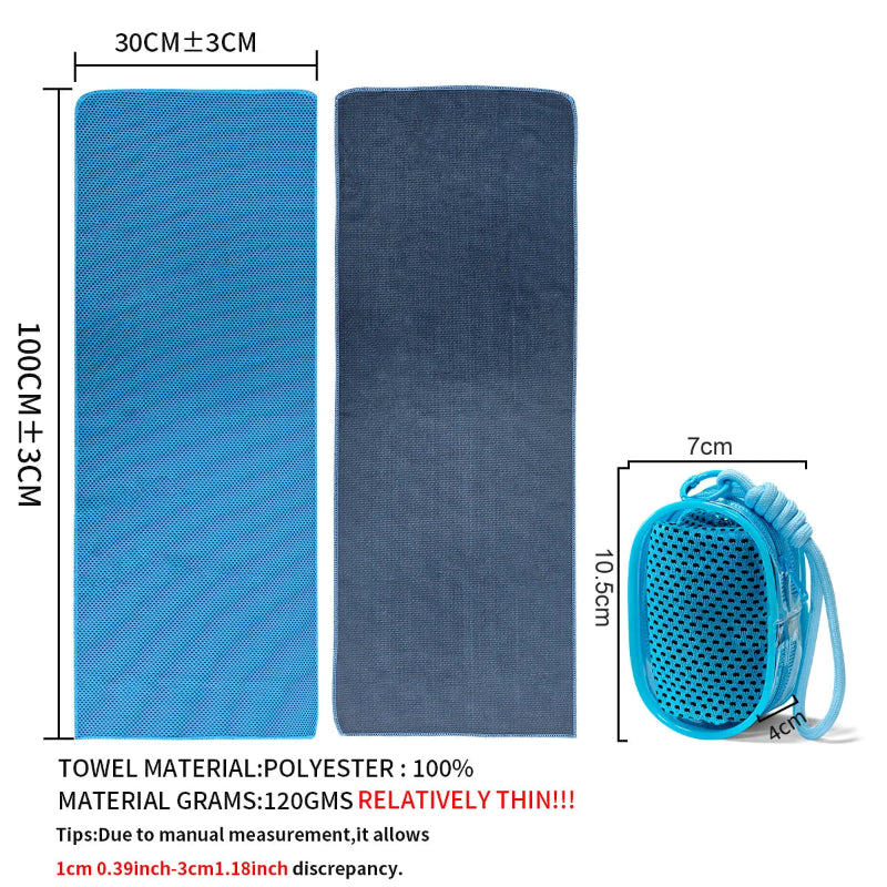 Cooling Sports Towel – Quick Dry Super Absorbent Lightweight Gym Towel