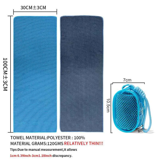Cooling Sports Towel – Quick Dry Super Absorbent Lightweight Gym Towel