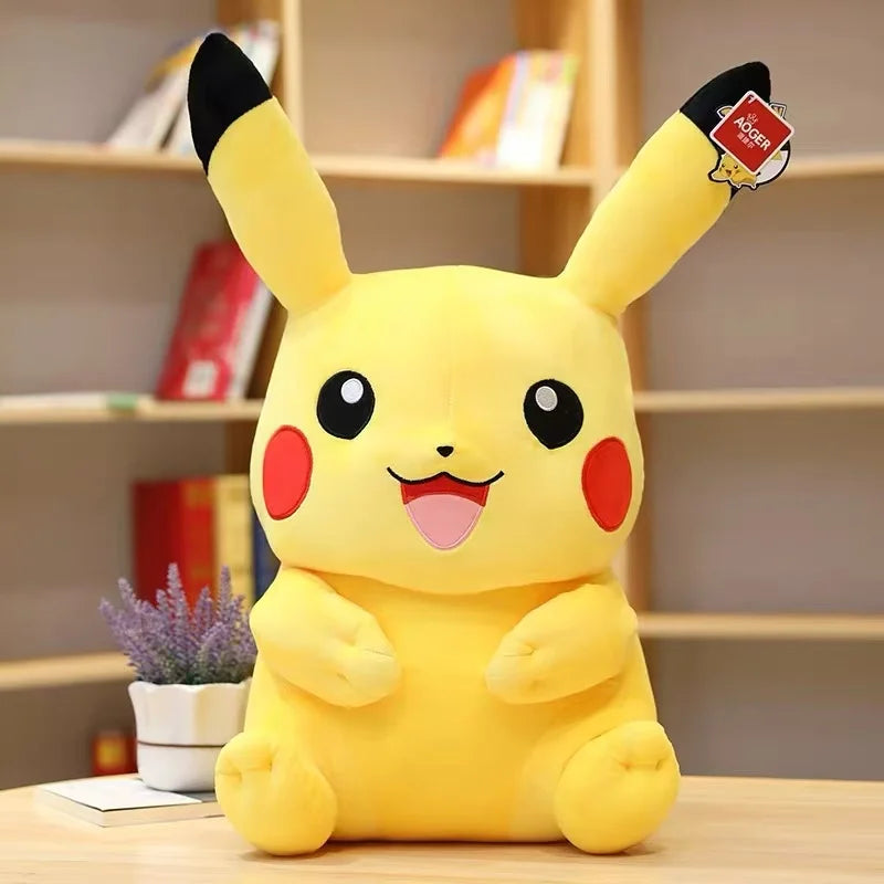 Pokémon Pikachu Plush Toy – 28 cm & 40 cm Stuffed Doll & Pillow Gift