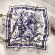 Women’s Printed Square Hair Scarf for Neck and Bag Styling