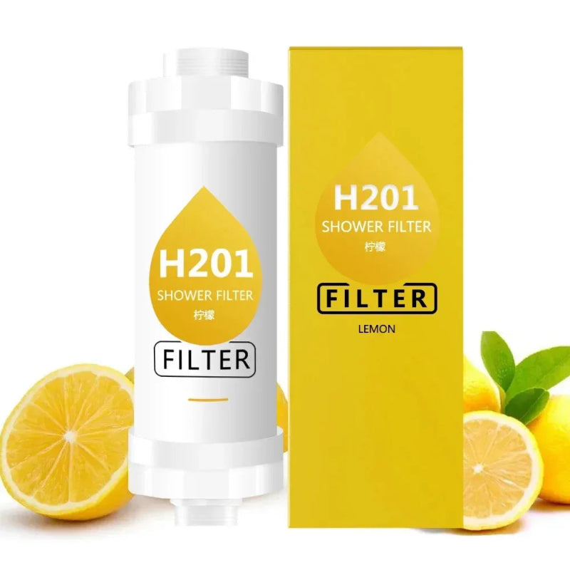 H201 Scented Shower Head Filter – Inline Bathroom Water Filter for Handheld, Fixed & Rainfall Showers
