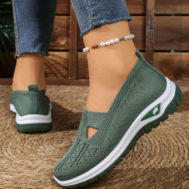 Lightweight Slip-On Loafers – Perforated Mesh Design for All-Day Comfort