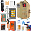 Survival Gear IFAK Kit with MOLLE System Tactical First Aid Bag for Outdoor, Hiking & Emergency