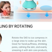 Face Ice Roller with 2 Heads – Cooling Facial Massage Tool for Eyes, Face & Neck Skin Care Therapy