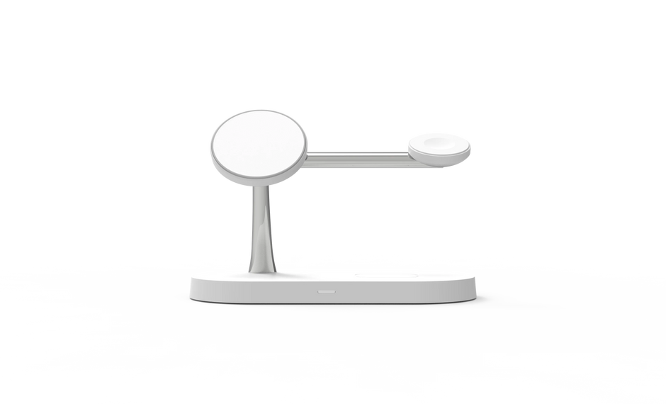 3-in-1 Magnetic Wireless Charger Stand – Fast Charging Station for iPhone, Apple Watch & AirPods