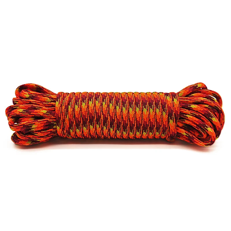 550 Paracord Rope 4mm 7-Core Survival Cord 5m/15m/30m Outdoor Camping Hiking Utility Rope