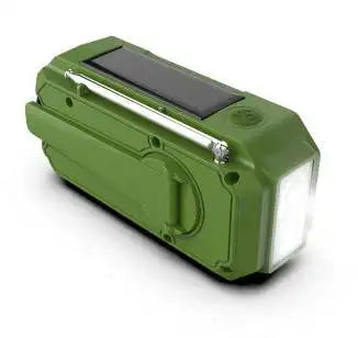 Sayin Solar Hand Crank Emergency Radio – 3500mAh Power Bank, AM/FM NOAA, LED Torch & SOS Alarm