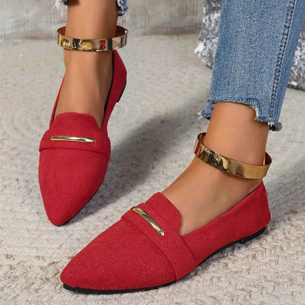 2026 Summer Loafers Flats Pointed Toe Casual Women Shoes New Comfortable Walking Mujer Zapatos:Wear-resisting