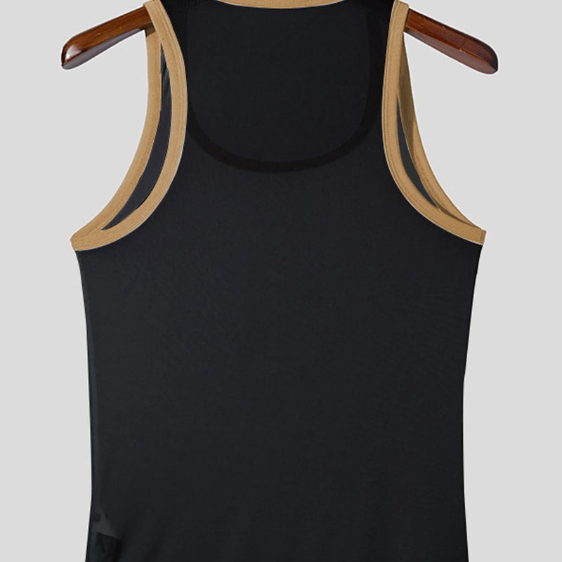 Muscle Tank Top for Men – Breathable Gym Shirt with Slim Fit Design