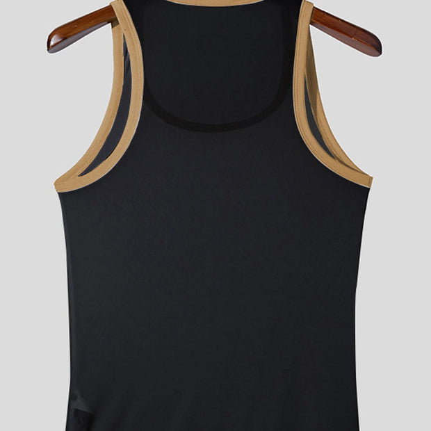 Muscle Tank Top for Men – Breathable Gym Shirt with Slim Fit Design