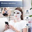 Silicone LED Face & Neck Mask – 7 Color Photon Light Therapy Mask with Red Light Infrared Skin Care Treatment