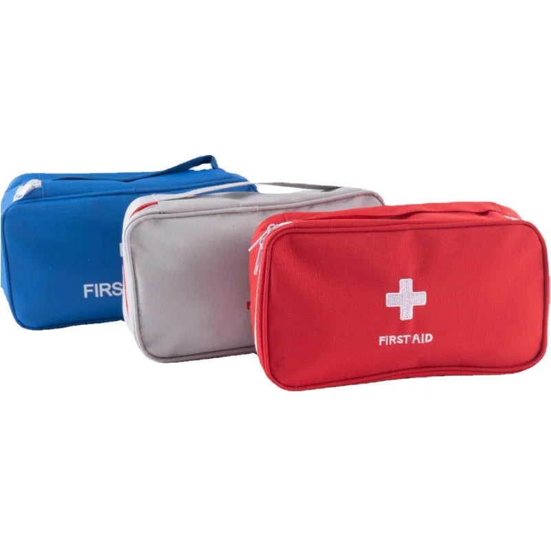 Portable Medium First Aid Pouch Empty Medical Supply Bag for Car Emergency and Survival Kits