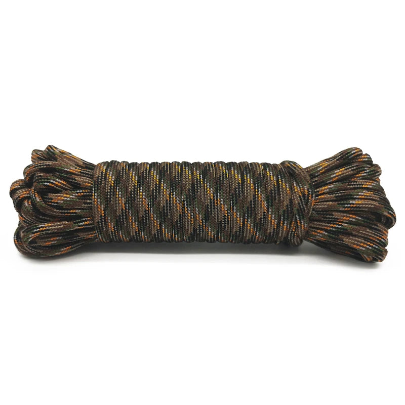 550 Paracord Rope 4mm 7-Core Survival Cord 5m/15m/30m Outdoor Camping Hiking Utility Rope