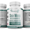 Harvest Twin Sea Moss with Bladderwrack, Burdock, and Bioperine – 60 Capsules