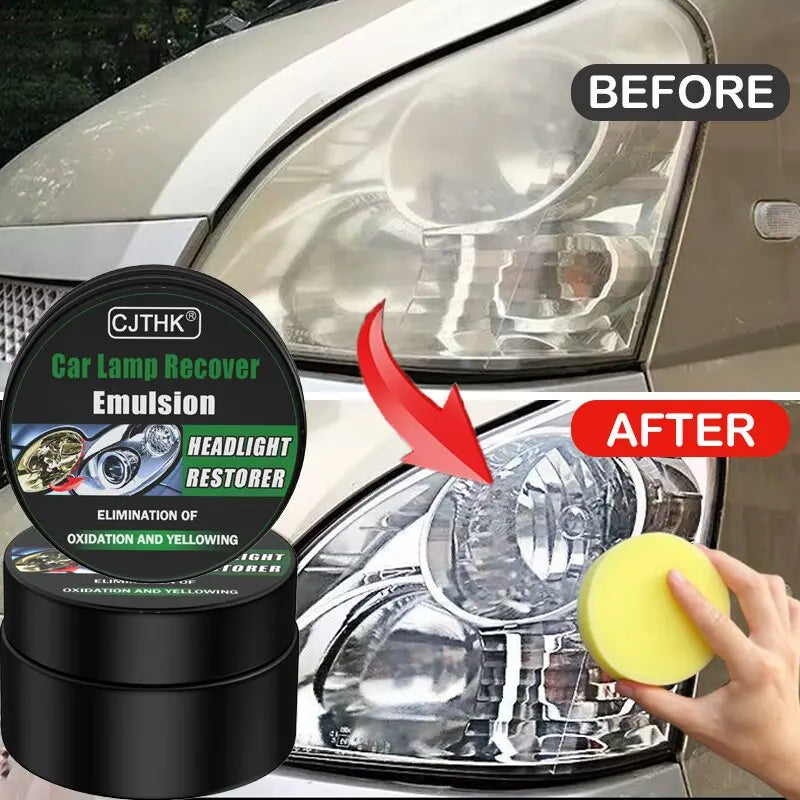 Car Headlight Restoration Polishing Kit Scratch & Oxidation Remover