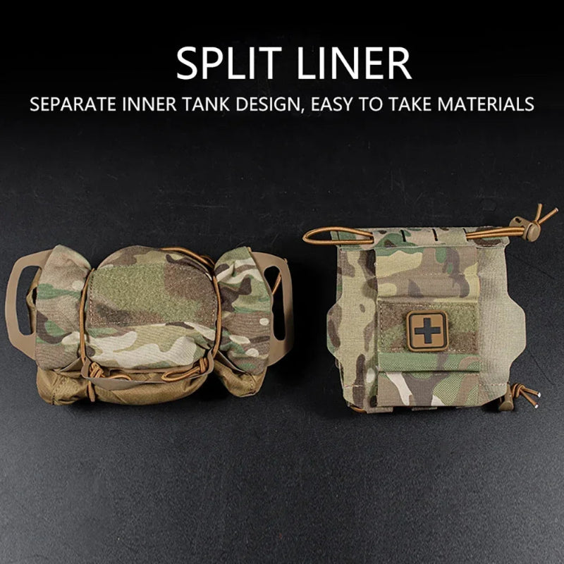 IFAK Tactical First Aid Kit MOLLE Medical Pouch Rapid Deployment Emergency Survival Kit