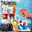 1PC Orange Emergency Safety Whistle with Reflective Lanyard for Camping, Hiking, Kayaking and Fishing