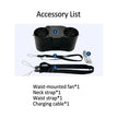 TIASTHAN 30000mAh Rechargeable Waist Clip Fan with 7 Speeds, Digital Display and Power Bank Function