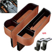 1 Set PU Leather Car Seat Gap Storage Box Universal Organizer