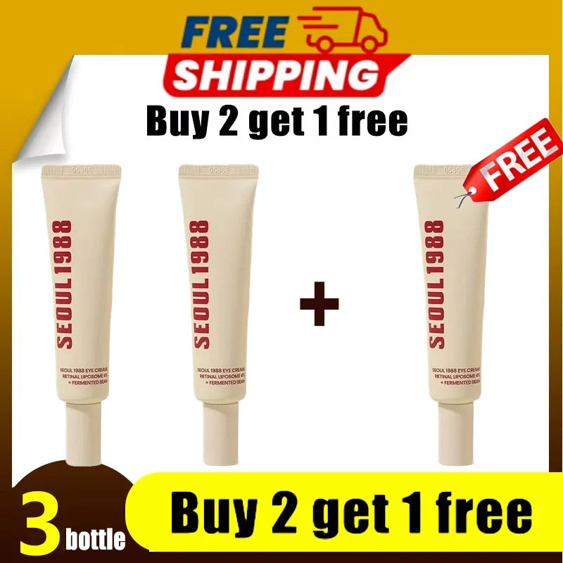 Seoul 1988 Retinol Eye Cream 4% Anti Aging Eye Treatment for Dark Circles Wrinkles Puffiness