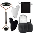Stainless Steel Facial Roller Gua Sha Board Set with Ice Face Roller Mold Skin Care Massage Tools