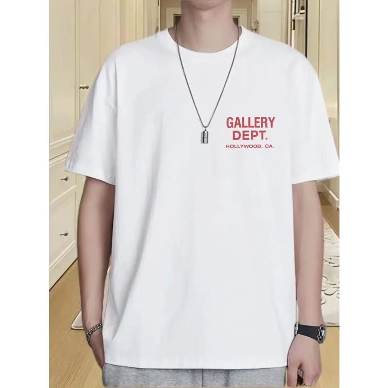 GALLERY DEPT. Hollywood CA Graphic Short Sleeve T-Shirt – Black & White