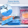 Reusable Ice Pack Water Injection Cooler Box for Lunch Bags & Fresh Food Storage