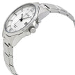 Seiko Kinetic 100M Stainless Steel Watch with White Dial