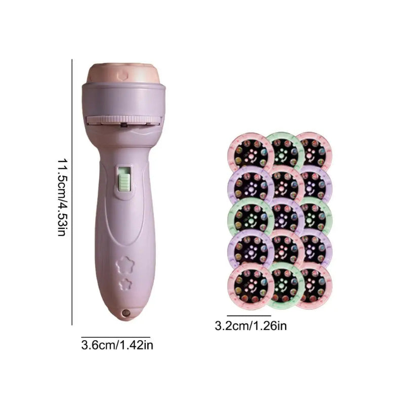 Kids Flashlight Projector 120 Patterns Projector Toys for Kids Preschool Learning Cartoon Torch Light Projection Flashlight