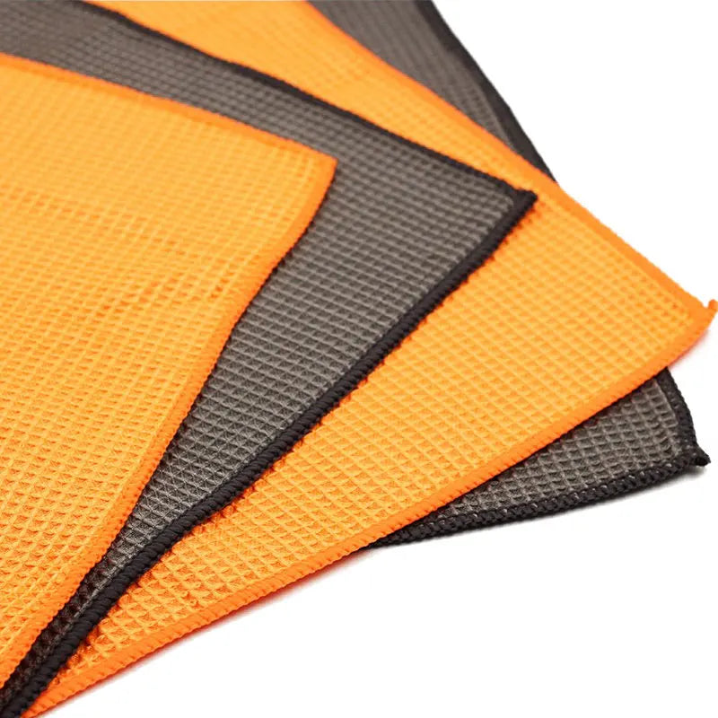 2PC Car Wash Microfiber Waffle Weave Towels 40×40cm