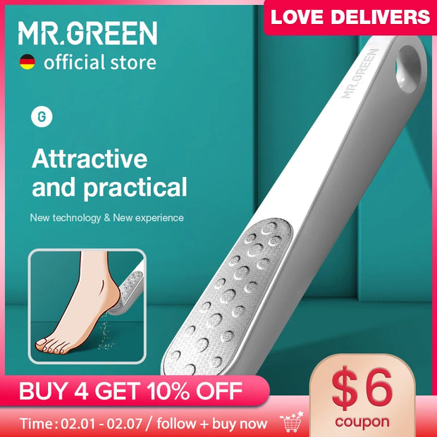 KINGREEN Foot File - Dual-Sided for Smooth, Soft Feet - 210mm Size