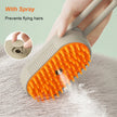 3-in-1 Pet Electric Steam Brush for Cats & Dogs – Cleaning, Massage & Grooming Comb