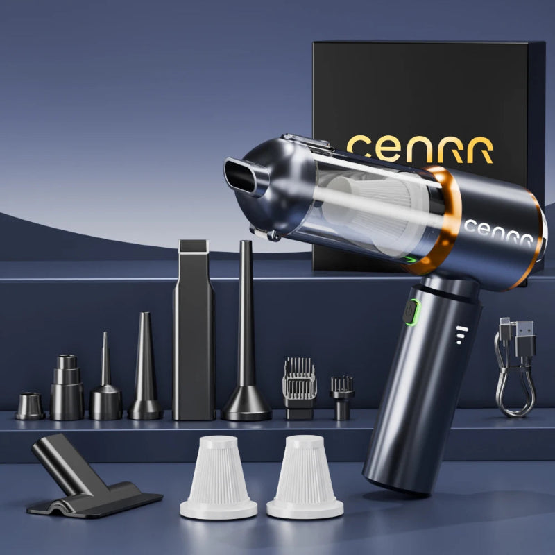 CENRR New Mini Car Vacuum Cleaner 998000Pa Powerful Portable Handheld Vacuum & Blower