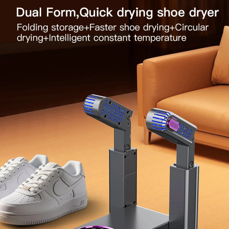 New Electric Shoe Dryer Machine with Deodorizing & Sterilizing Function, Adjustable Timing Extension Footwear Dryer for Home Use