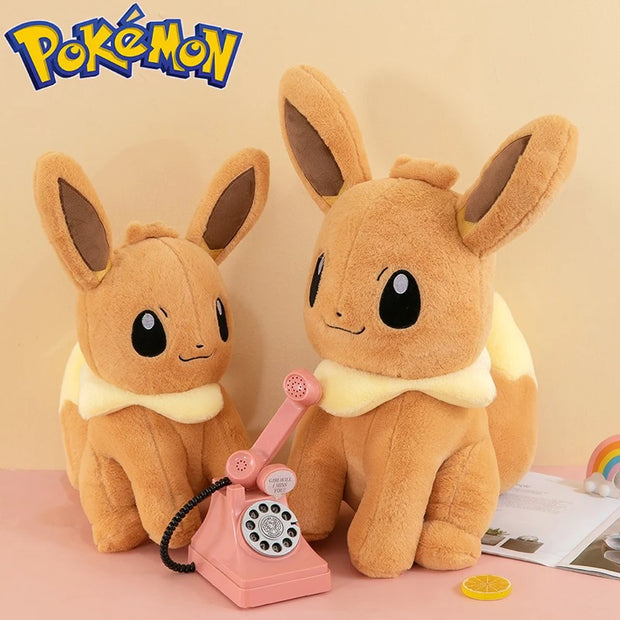 Pokémon Eevee Plush Pillow – Soft Stuffed Toy, 45/55/75 cm