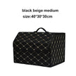 Car Trunk Organizer Box Large Capacity Folding Leather Storage Bag