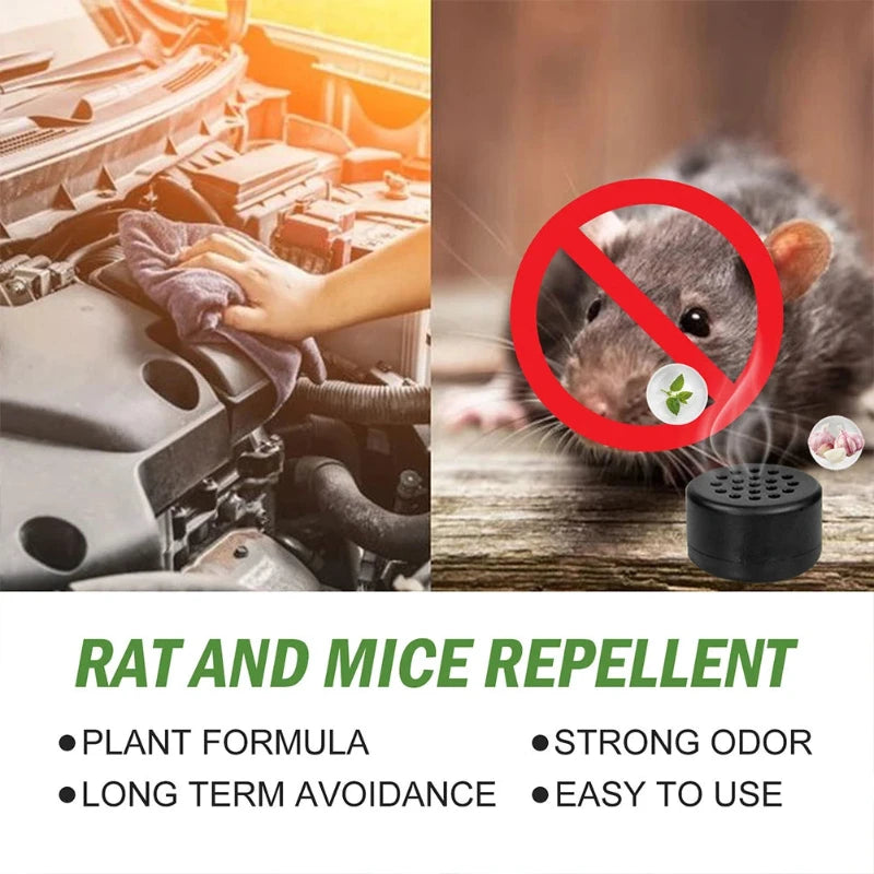 8Pcs Peppermint Oil Mouse Repellent for Mice Rats Squirrels Indoor Outdoor Pest Control