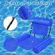 Inflatable Pool Lounger – Floating Chair with Backrest & Armrests | Multi-Color Summer Float