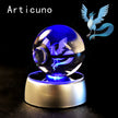 Potdemiel 3D Pokémon Crystal Ball 5cm with LED Lamp Base