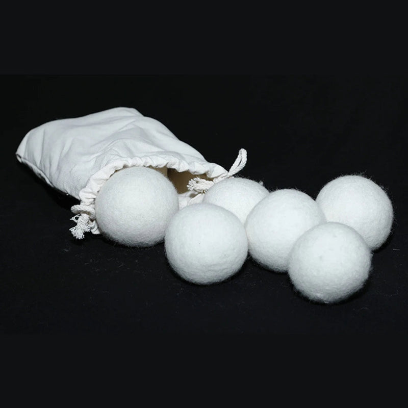 Reusable Wool Dryer Balls Set for Efficient Laundry Drying