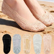 Lace Liner Socks for Women - 5 Pairs, Soft, Comfortable & Stylish