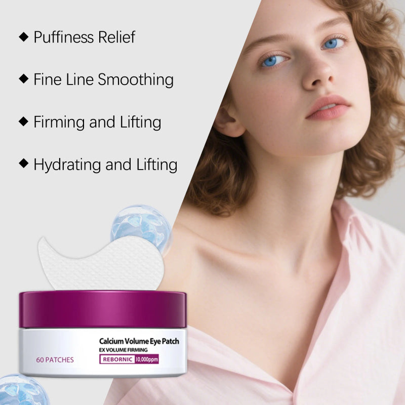 Calcium Skincare Set Anti-Aging Facial Serum, Eye Patches & Multi Balm for Fine Lines and Dark Circles Care