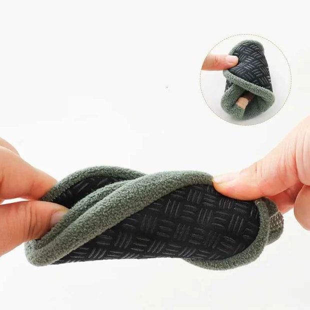 Newborn Baby Boys Girls Shoes First Walkers Winter Indoor Outdoor Slippers Infant Crib Floor Shoes with Rubber Sole Anti-slip