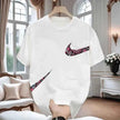 Nike Floral Logo T-shirt – Stylish Casual Wear for Men | Black & White Options