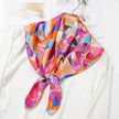 Women’s Printed Square Hair Scarf for Neck and Bag Styling