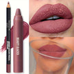2pcs Matte Lip Liner & Lip Gloss Set Long-Lasting Waterproof Lip Makeup Combo