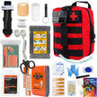 Survival Gear IFAK Kit with MOLLE System Tactical First Aid Bag for Outdoor, Hiking & Emergency