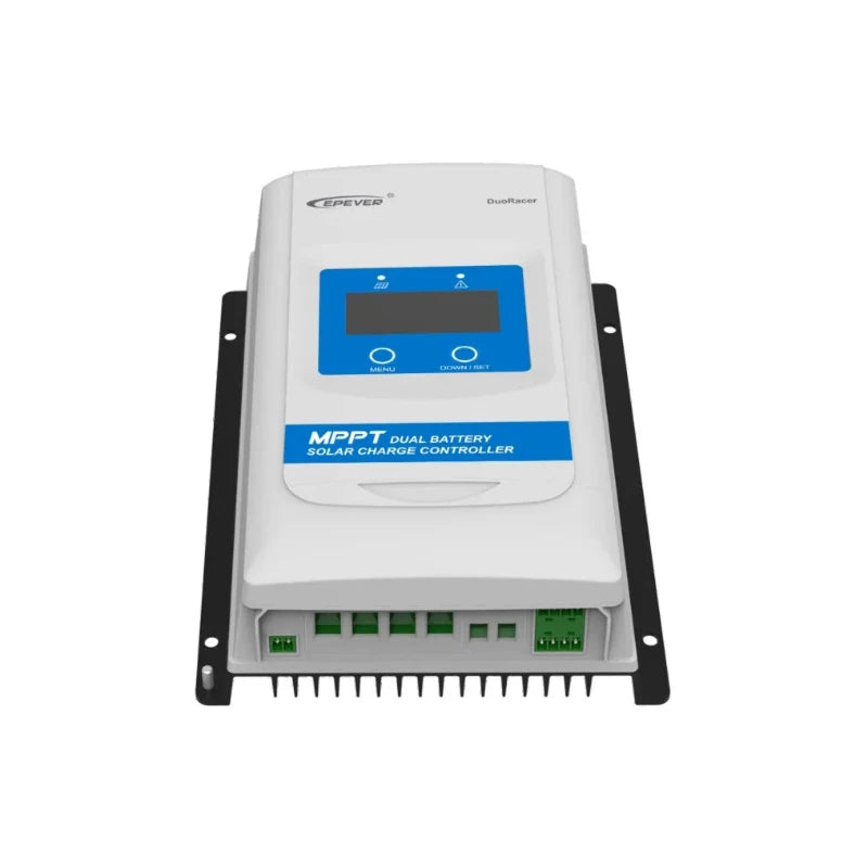 EPEVER DuoRacer MPPT Solar Charge Controller 20A 30A Dual Battery 12V/24V Solar Regulator