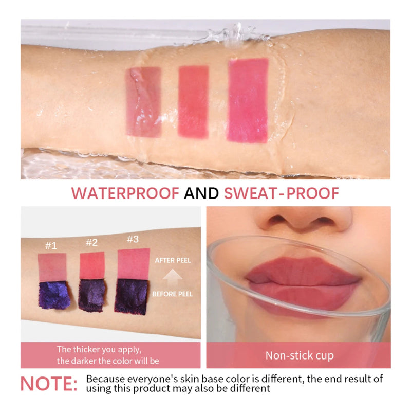 Lakerain Peel-Off Lip Stain Long-Lasting Color